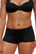 Olivia micro swim shorts, black