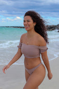 Amelia bikini bottom, taupe
